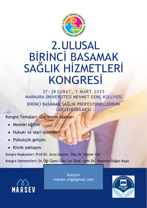 2. Ulusal Birinci Basamak Sağlık Hizmetleri Kongresi (BiBaK'25) 2. Duyuru